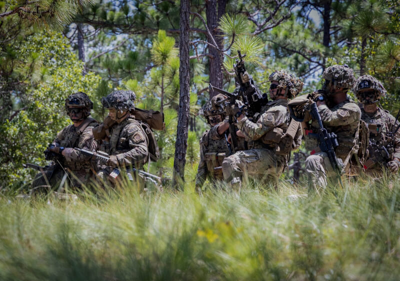 美國陸軍第82空降師2025年8月訓練情形。（圖取自facebook.com/82ndAirborneDivision）