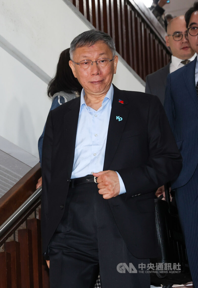 前台北市長柯文哲（圖）涉京華城、政治獻金等4大案，台北地院26日下午一審宣判，柯文哲被判有期徒刑17年、褫奪公權6年。可上訴。中央社記者吳家昇攝　115年3月26日