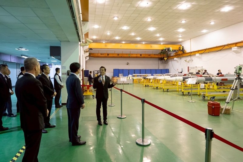 總統賴清德27日視導國家中山科學研究院，聽取「台灣之盾」概念說明簡報及「海空戰力提升計畫執行現況報告」。（總統府提供）中央社記者溫貴香傳真　115年3月27日