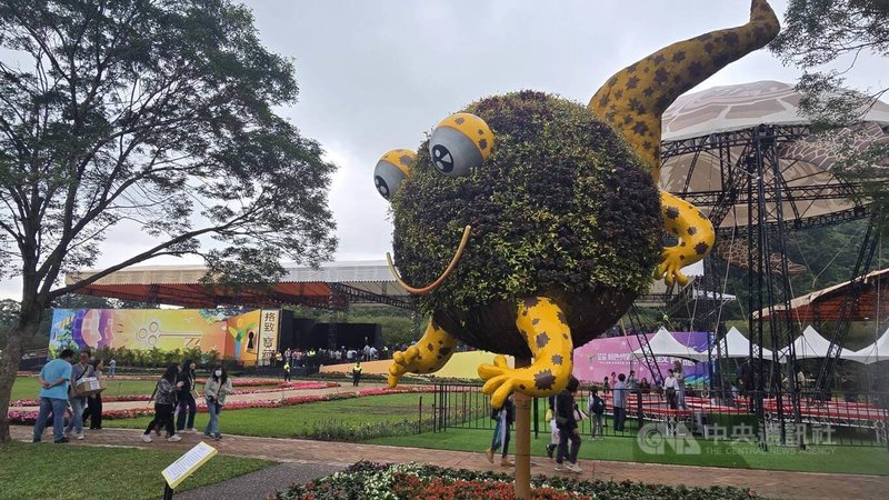 以「格致寶藏」為主題的2026宜蘭綠色博覽會，28日起至5月10日在蘇澳武荖坑風景區熱鬧登場，共規劃18處永續展區，從海洋、生態、文化、能源到農業，打造一場結合科學探索與環境教育的沉浸式體驗。中央社記者沈如峰攝　115年3月28日