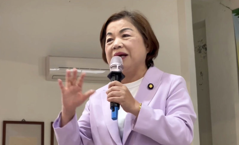 國民黨台中市長初選電話民調即將出爐，立委楊瓊瓔（圖）30日出席龍井區里鄰長研習會時，重申大家都遵守民主的規範、機制，「贏就是提名人，輸就是助選員」，黨內團結才能勝選。（民眾提供）中央社記者趙麗妍傳真　115年3月30日