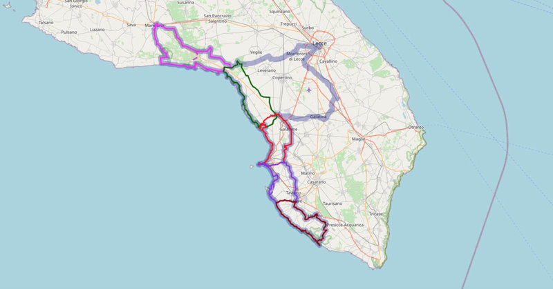 南義Ciclonica單車道長達300公里,但可分為5個單日騎乘的環狀路徑,方便只想短期體驗的遊客。(Vivilitalia提供)中央社記者黃雅詩薩倫托傳真 115年3月30日