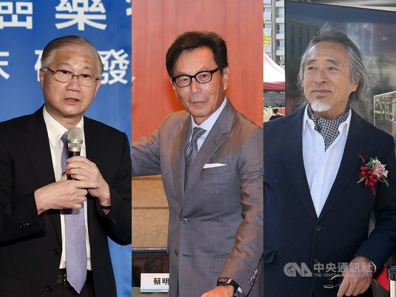 東海大學第36屆董事會名單匯集富邦集團董事長蔡明忠（中）、前國立台灣大學校長楊泮池（左）、建築師姚仁喜（右）等人。（中央社檔案照片）