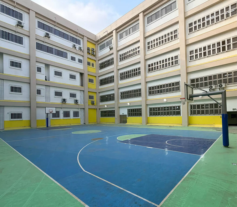 法務部矯正署彰化看守所新址位於彰化縣二林鎮，緊鄰彰化監獄，內部包含籃球場及多元教化輔導等空間，依現代化矯正管理需求設計，大幅提升收容空間。（彰化看守所提供）中央社記者鄭維真傳真　115年3月30日
