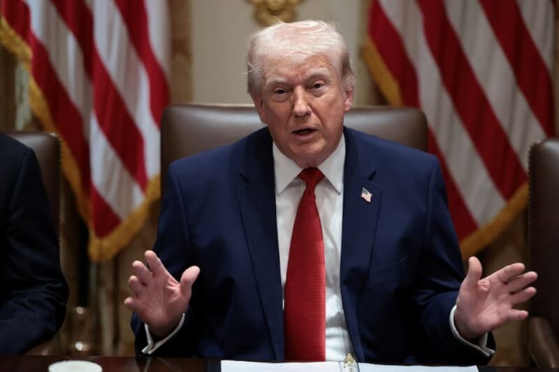 美國總統川普。（路透社）