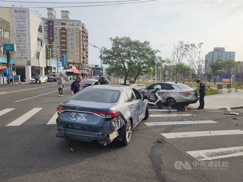 高雄行車糾紛演變駕車衝撞。（中央社檔案照片）