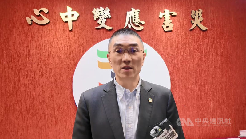 國民黨主席鄭麗文擬赴中國訪問，基隆市長謝國樑（圖）31日至災害應變中心出席「115年上半年動員、戰綜及災防三合一會報」受訪表示，正面看待此事，盼鄭麗文能帶回好的談判成果。中央社記者王朝鈺攝　115年3月31日