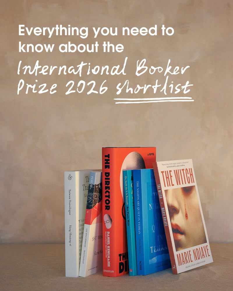 年度國際文學獎項英國「布克國際獎」31日公布決選名單，「臺灣漫遊錄」（左）入列。（圖取自facebook.com/TheBookerPrizes）