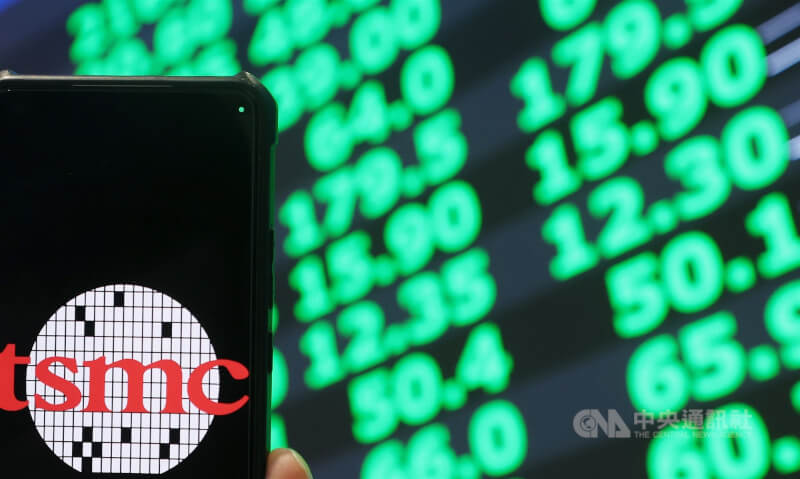 圖為台股示意圖。（中央社檔案照片）