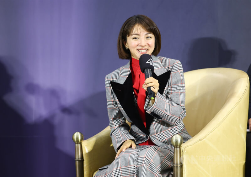 日本演員滿島光2023年應邀來台擔任第60屆金馬獎典禮頒獎嘉賓，並分享從事演員的心路歷。（中央社檔案照片）