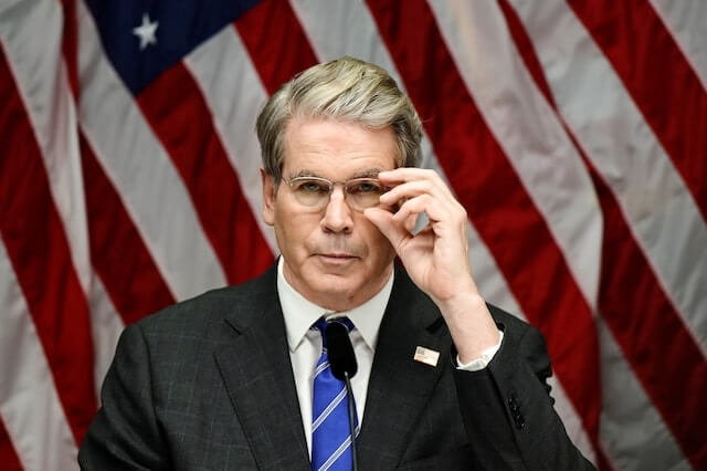 美國財政部長貝森特。(路透社)