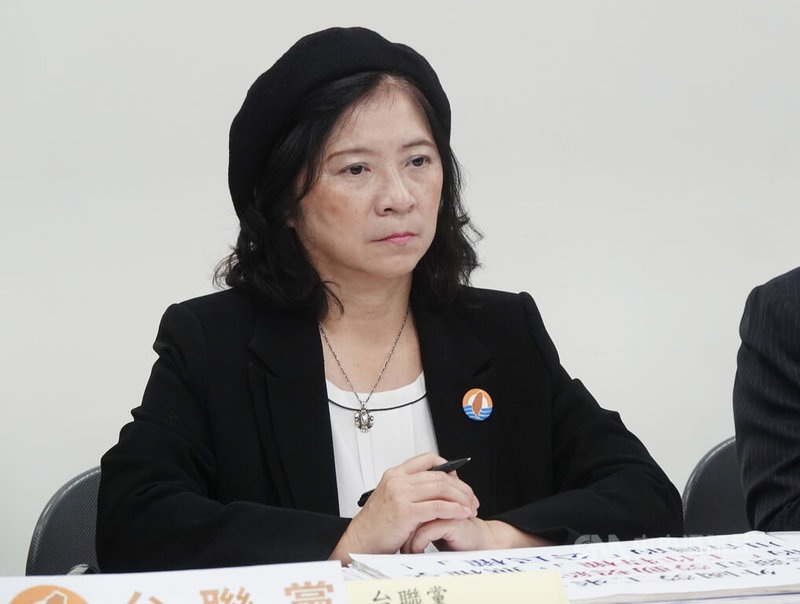 泰博科技1日舉行記者會，台聯黨主席周倪安出席，表示反對特定利益團體勾結有心移工，製造糾紛傷害台灣。中央社記者吳書緯攝　115年4月1日