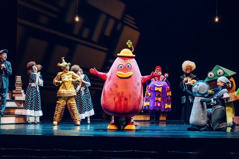 衛武營國家藝術文化中心1日舉辦記者會，宣布2026花露露的童樂節演出活動，2025年首演備受喜愛的舞台劇「搶救魔幻飛船」將於7月11日再度啟航。（衛武營提供）中央社記者林巧璉傳真　115年4月1日