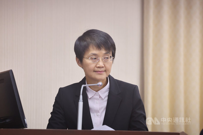 客委會主委古秀妃（圖）1日在立法院表示，2026年將再推出客家幣2.0，擴大使用對象到18歲以下修讀客語課程的學生，合作特約店家也擴大到全台，但因預算不足，沒有機會開放給一般民眾。中央社記者王飛華攝　115年4月1日