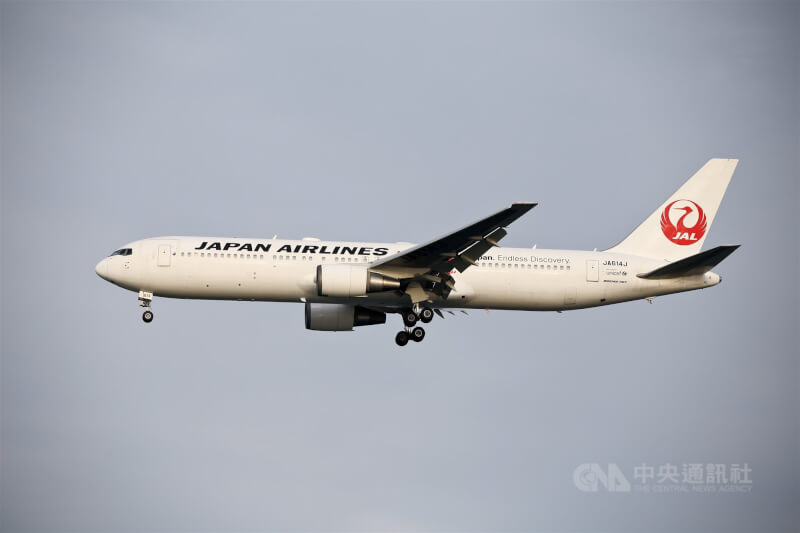 圖為日航示意圖。（中央社檔案照片）