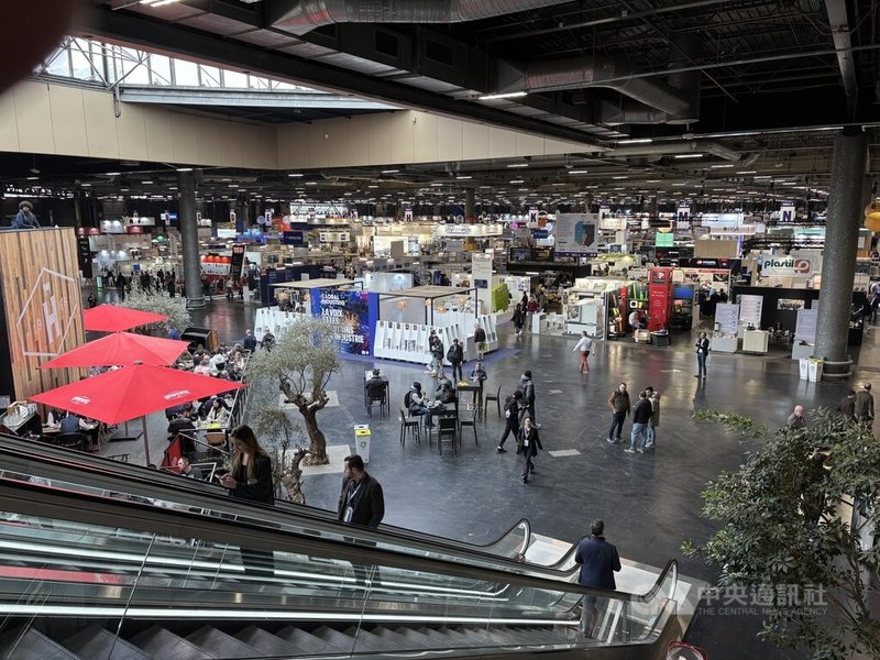在巴黎北郊維勒班特展覽中心（Paris Nord Villepinte）舉行的全球工業展（Global Industrie）是法國唯一匯聚整個工業領域的展會。中央社記者曾依璇巴黎攝　115年4月4日