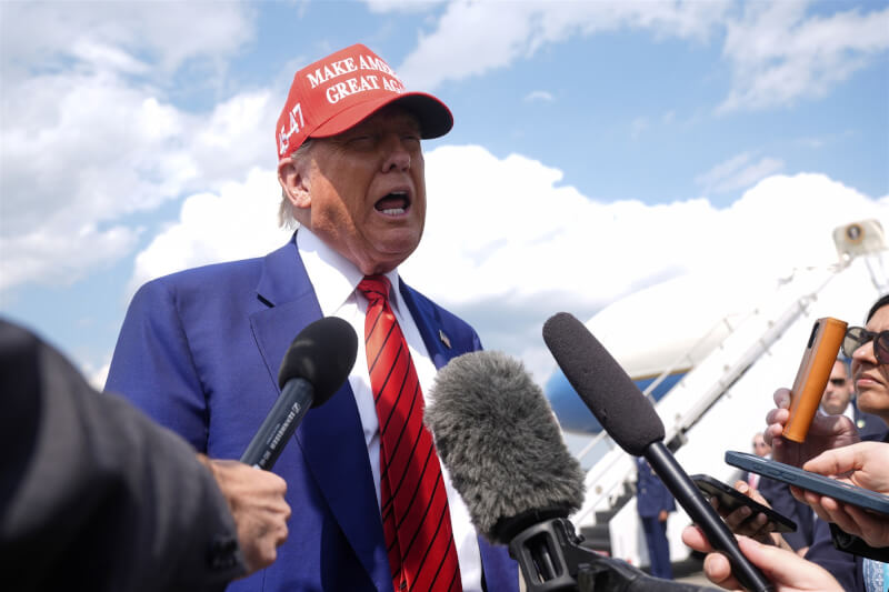 美國總統川普。（美聯社）