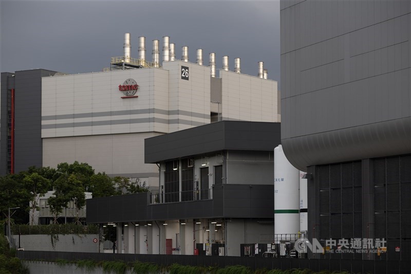 圖為台積電竹科廠。(中央社檔案照片)