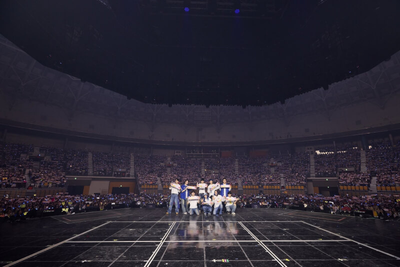 韓國男團Super Junior在KSPO DOME舉行出道20週年世界巡演「Super Show 10」。（圖取自facebook.com/superjunior）