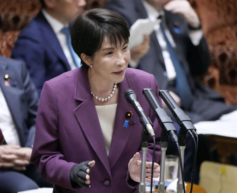 日本首相高市早苗。（共同社）