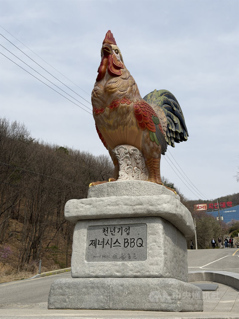 韓國BBQ炸雞品牌，除了韓國國內約2400家門市外，目前已經在全球57個國家經營超過700家門市，為了保證每間分店的品質，位於京畿道利川市的BBQ「炸雞大學」，讓所有加盟主可以在這裡接受訓練。中央社記者楊啟芳首爾攝 115年4月6日