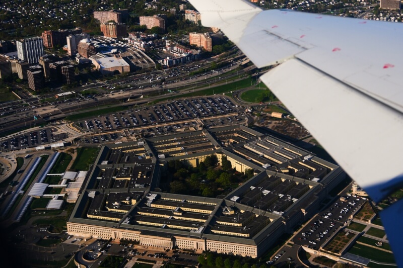 圖為美國戰爭部所在地五角大廈。（美聯社）