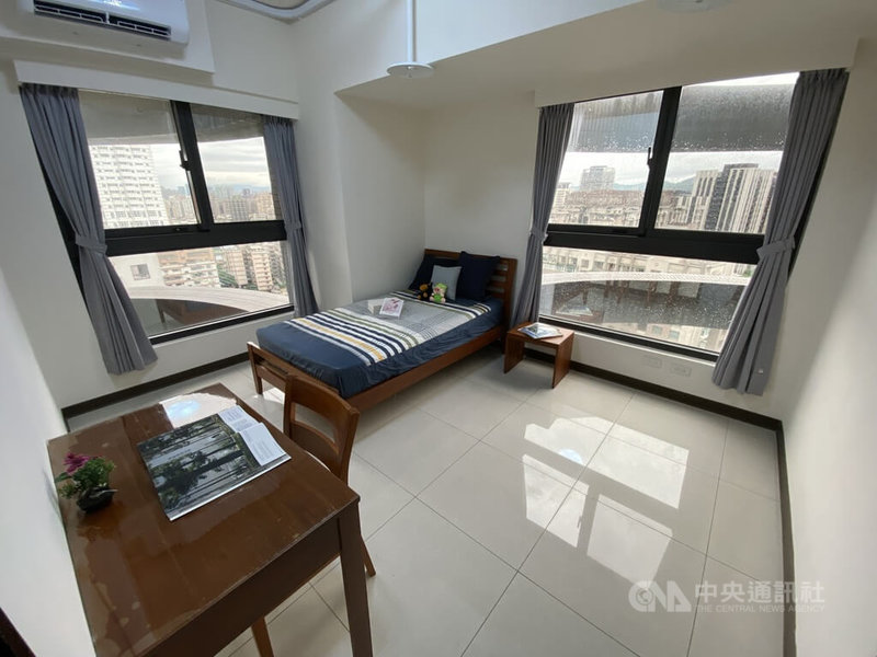 新北市土城員和2號社會住宅已完工，預計5月公告招租，計有135戶的1至3房型可供民眾選擇。中央社記者黃旭昇攝　115年4月7日