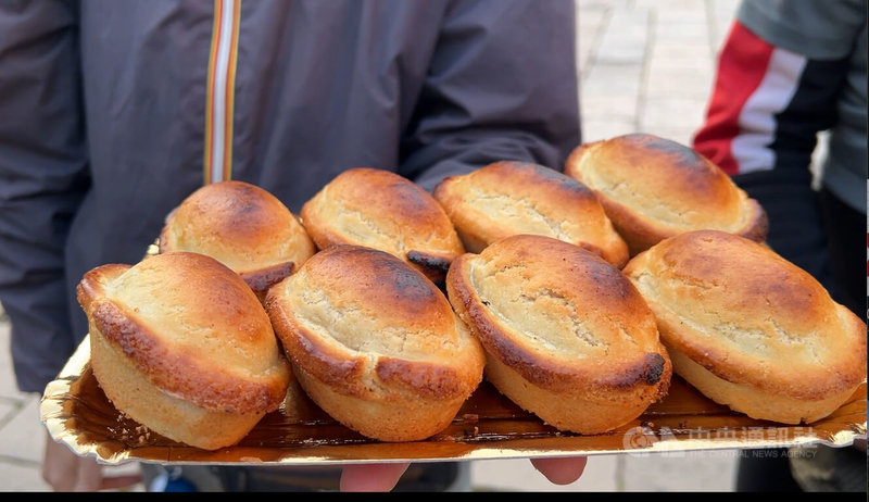 薩倫托人喜歡以當地發明的「義式乳酪塔」（Pasticciotto）當作早餐，這種甜點相傳已有約300年歷史。中央社記者黃雅詩薩倫托攝 115年4月7日