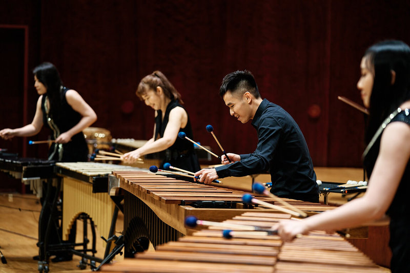 第28屆「利卡夢．梅之宴戶外音樂會」，11日下午將在台東利嘉國小梅園舉行，今年邀請成軍40週年的朱宗慶打擊樂團擔綱演出。（利嘉國小提供）中央社記者盧太城台東傳真 115年4月9日