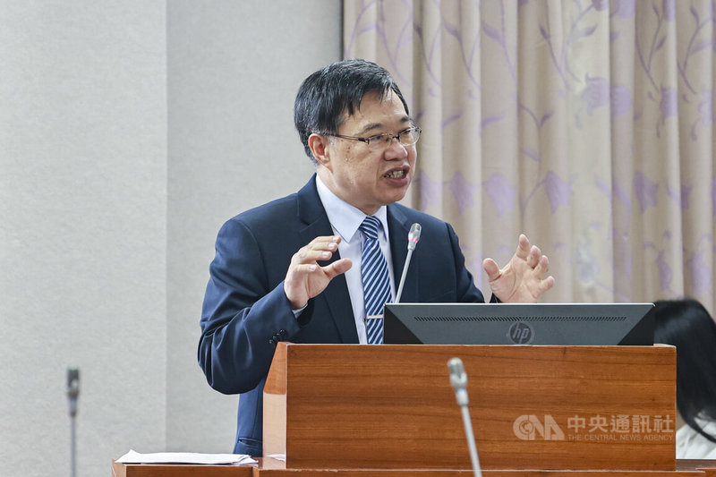 立法院司法及法制委員會9日審查最高檢察署檢察總長人事同意案，被提名人徐錫祥（圖）列席並接受立委提問。中央社記者鄭清元攝　115年4月9日