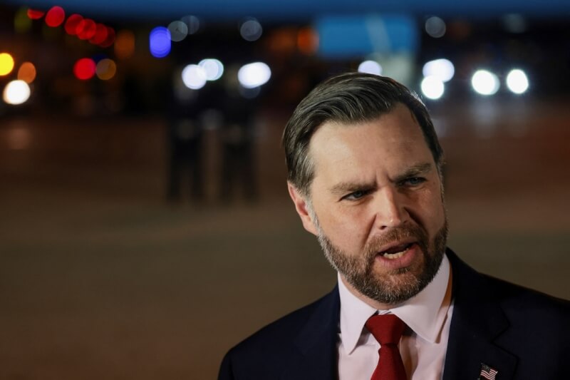 美國副總統范斯。（路透社）