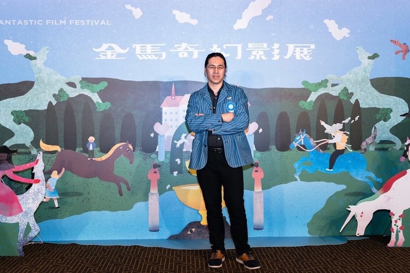 日本導演四宮義俊（圖）10日帶著新片「花綠青綻放之時」來台揭幕2026金馬奇幻影展。（金馬執委會提供）中央社記者王心妤傳真　115年4月10日