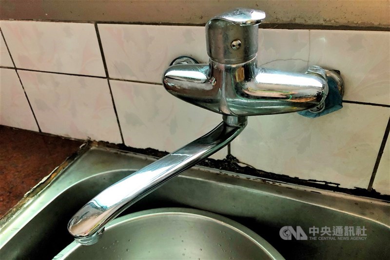 高雄3區3.8萬戶停水。（中央社檔案照片）