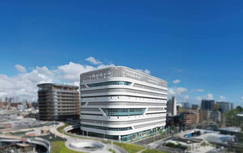 高雄車站商業大樓完工示意圖。(環球購物中心提供)中央社記者何秀玲傳真 115年4月10日