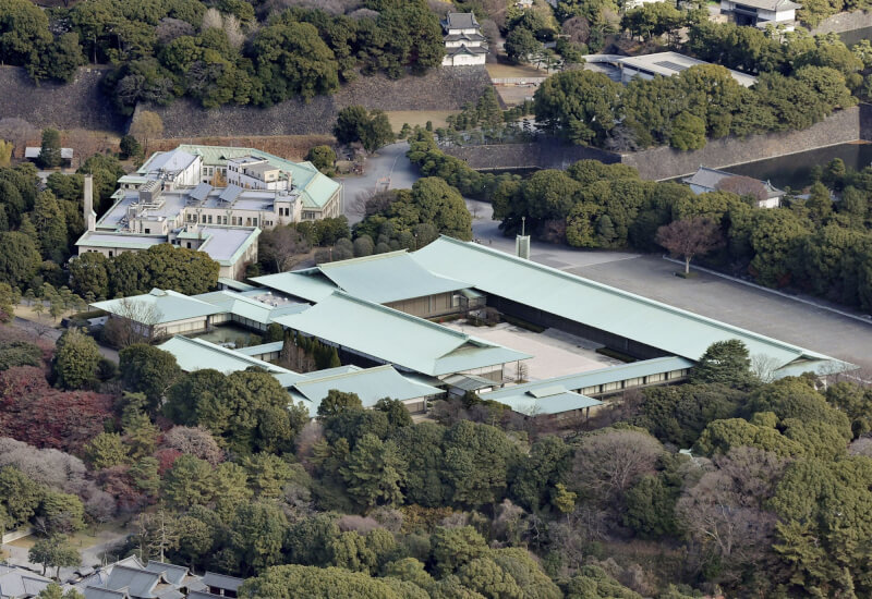 圖為皇居。（共同社）