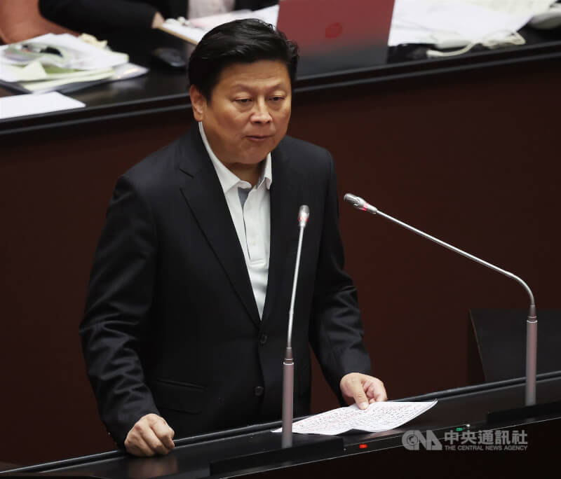 國民黨團總召傅崐萁。（中央社檔案照片）