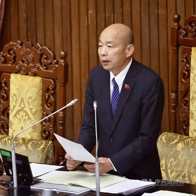 立法院長韓國瑜。（中央社檔案照片）