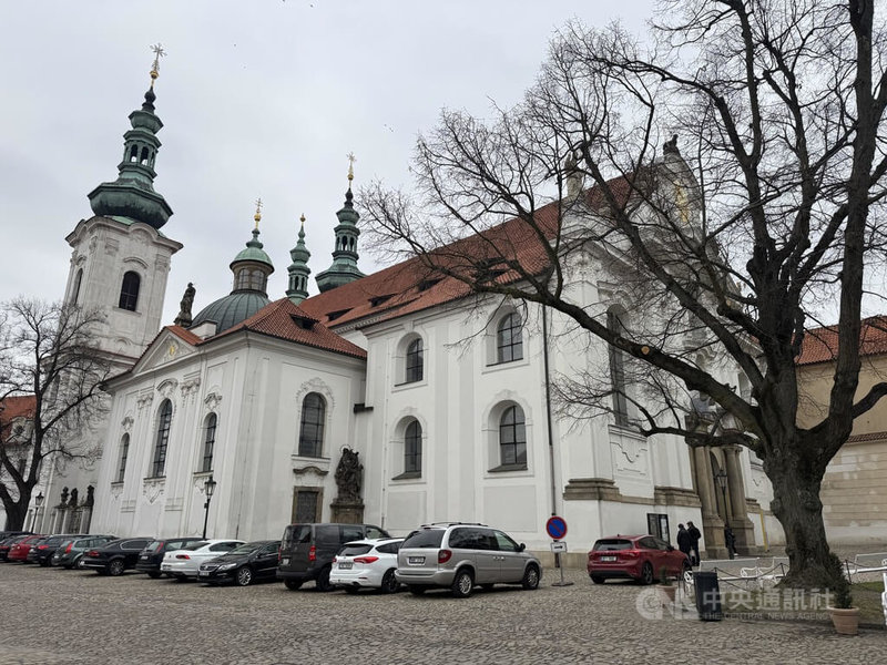 「歐洲和聲」（Armonia europea）音樂會10日在布拉格歷史悠久的斯特拉霍夫修道院（Strahov Monastery）舉行。中央社記者劉郁葶布拉格攝 115年4月11日