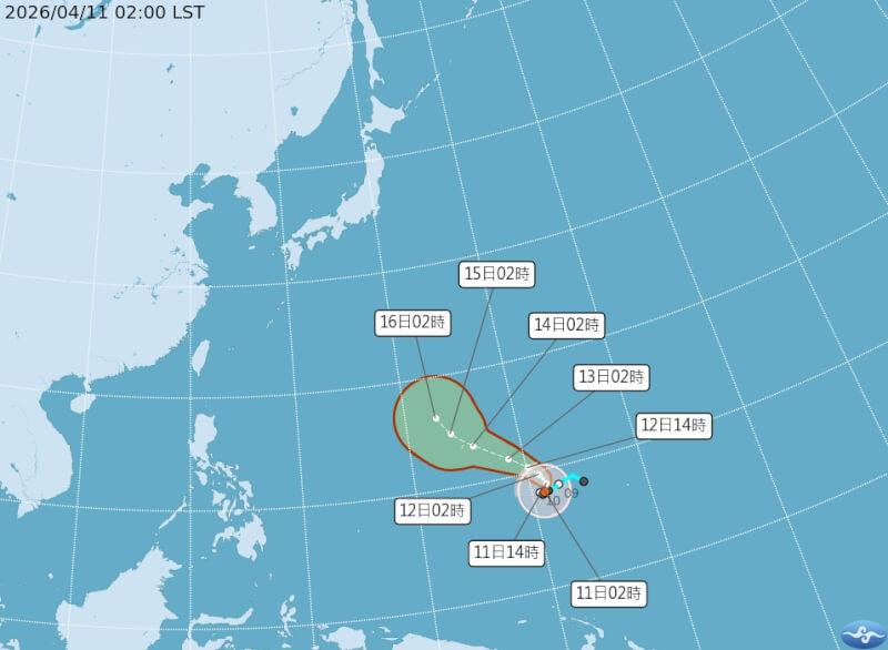 (圖取自氣象署網頁cwa.gov.tw)