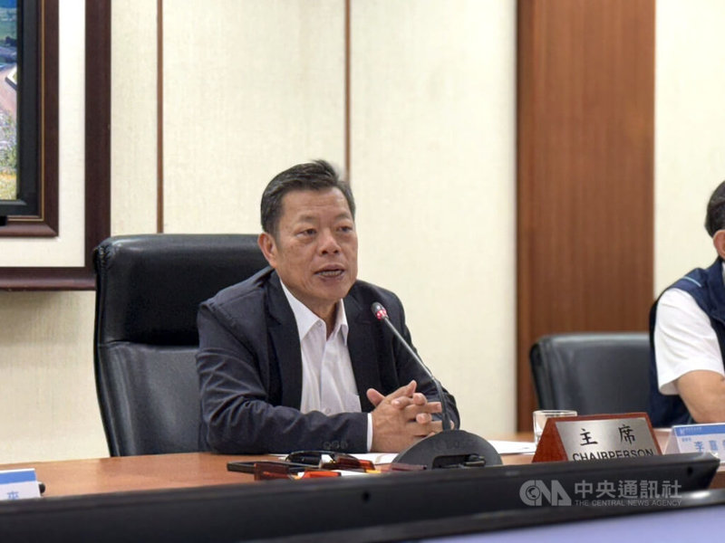 台水公司13日舉行「守護飲水安全 建構全流程水質監控」記者會，董事長李嘉榮說明台水水質把關精進作為。中央社記者曾智怡攝　115年4月13日