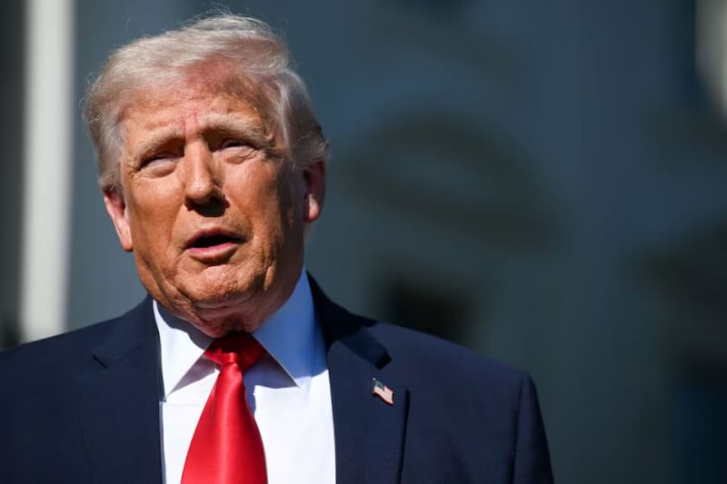 美國總統川普。（路透社）