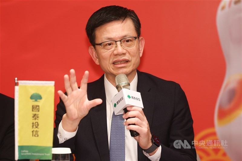 圖為國泰投信董事長李偉正。 （中央社檔案照片）