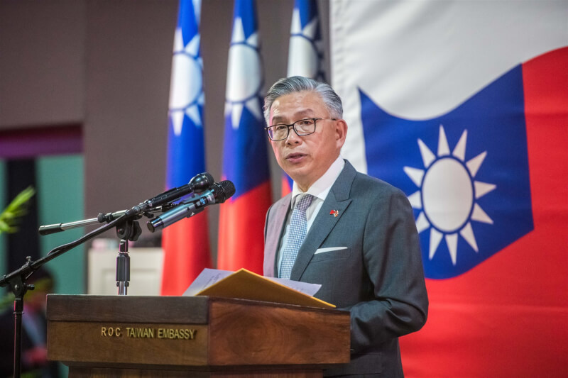 駐史瓦帝尼大使梁洪昇。（駐史瓦帝尼大使館提供）