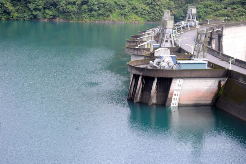 圖為台北翡翠水庫大壩。（中央社檔案照片）