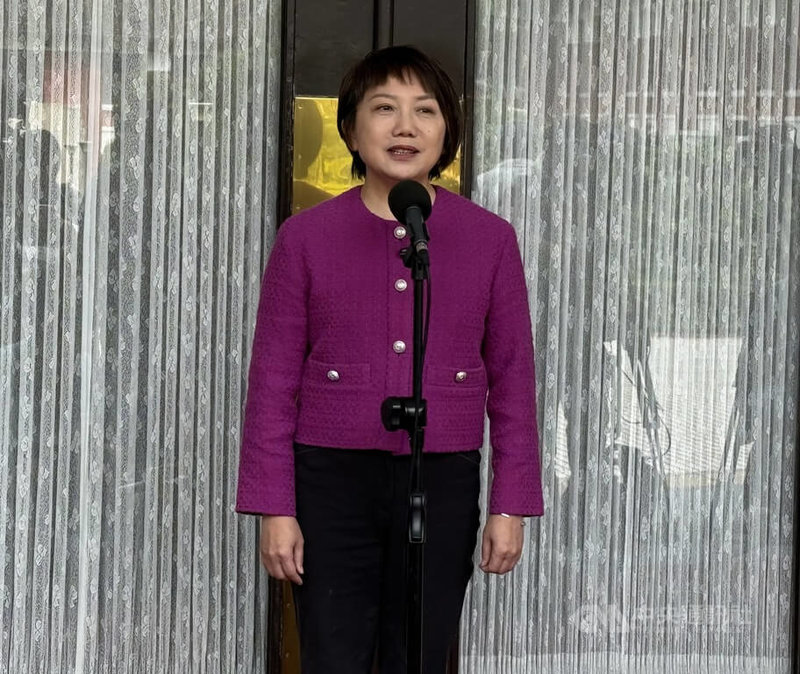 民進黨立法院黨團書記長范雲17日在立法院接受媒體聯訪，回應中國喊兩岸直航等議題。中央社記者王揚宇攝　115年4月17日