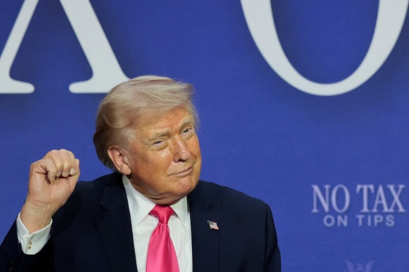 美國總統川普。（路透社）