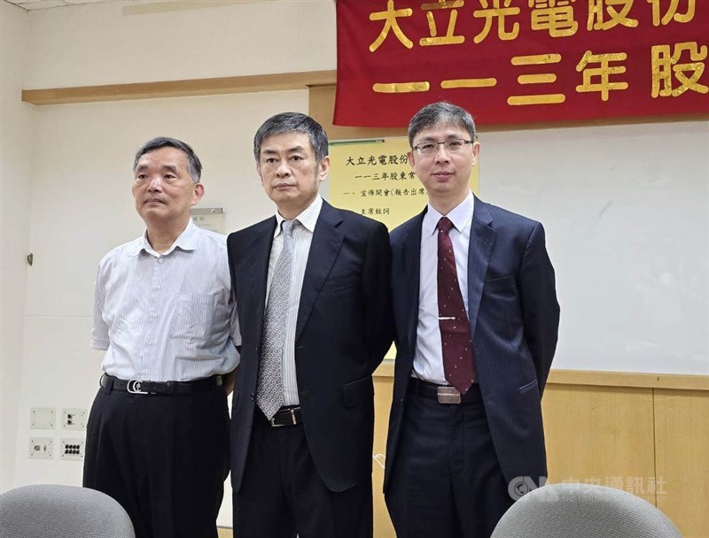 圖中為大立光董事長林恩平。 （中央社檔案照片）