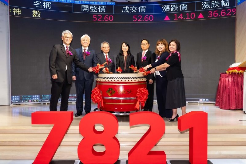 車用電子廠神達數位20日以每股38.5元掛牌上市，開盤走高，盤中漲幅超過3成。（神達數位提供）中央社記者鍾榮峰傳真　115年4月20日