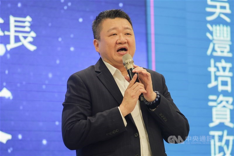 圖為民進黨副秘書長何博文。（中央社檔案照片）