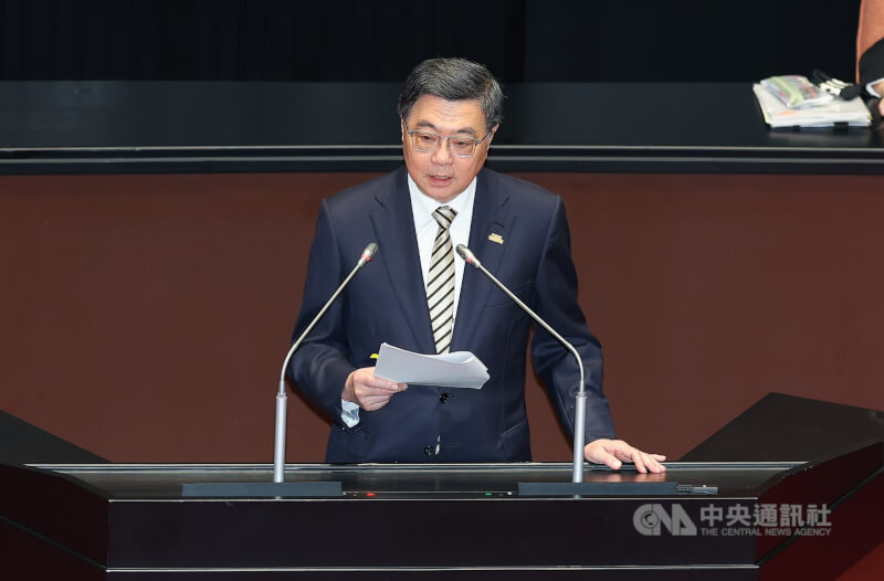 立法院會21日邀請行政院長卓榮泰（圖）率同相關部會首長列席，報告115年度中央政府總預算案編製經過，並備質詢。中央社記者謝佳璋攝  115年4月21日